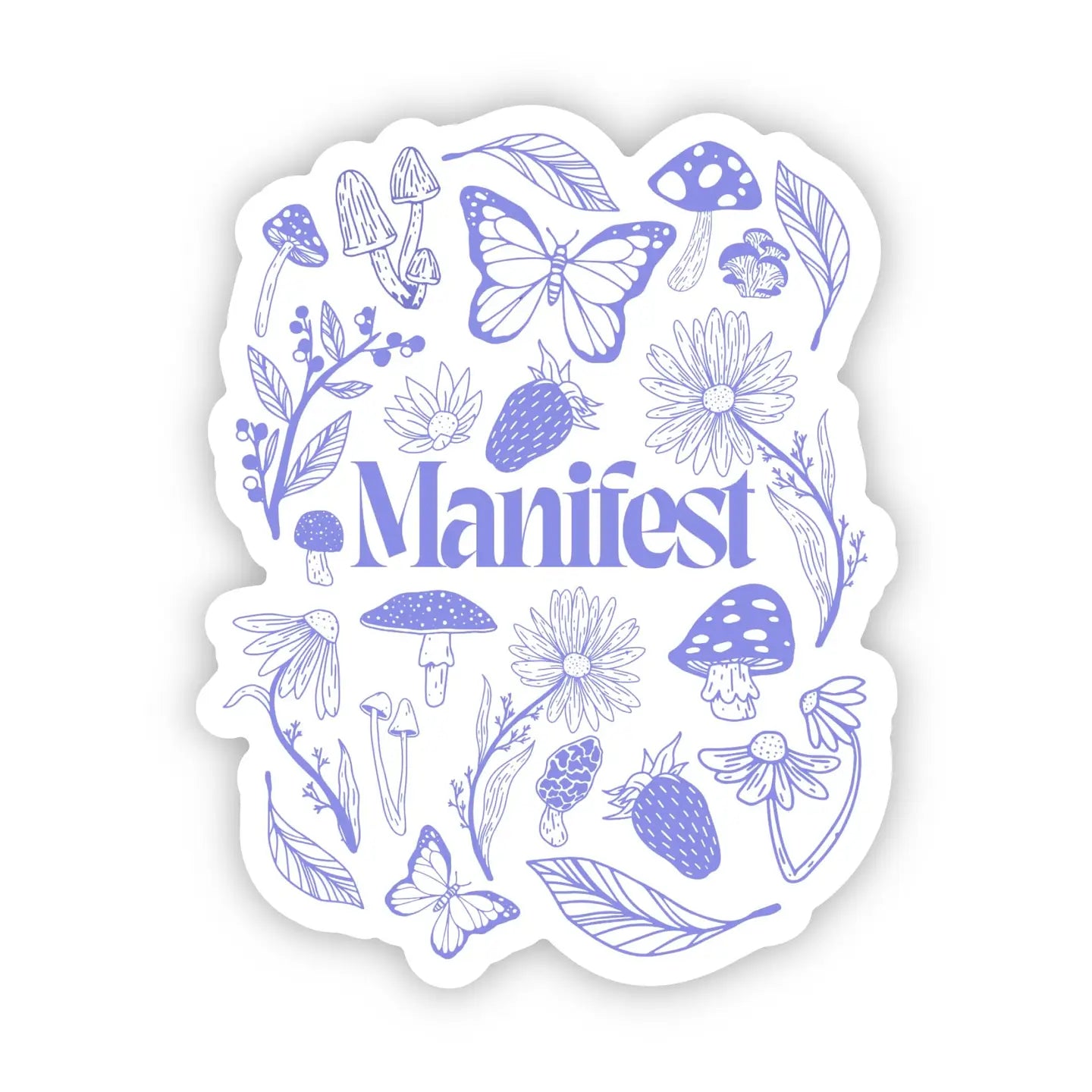 'Manifest Floral' Sticker